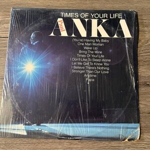 Paul Anka Times of Your Life Vinyl Record 1975